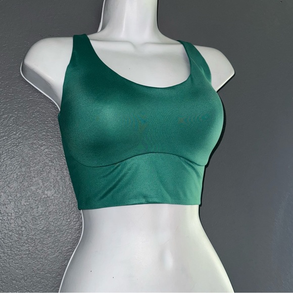 VS Victorias Secret Green Lightweight Allegro Padded Sports Gym Bra Medium 34DD - Picture 4 of 9